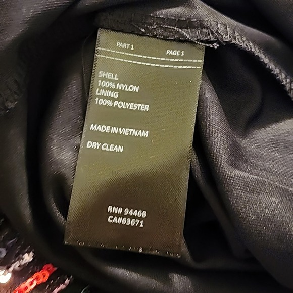 Laundry‎ by Shelli Segal Rainbow Slip Sequin Midi Dress size 2 XS New! - Picture 7 of 9